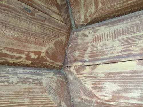 Утепление пазов сруба