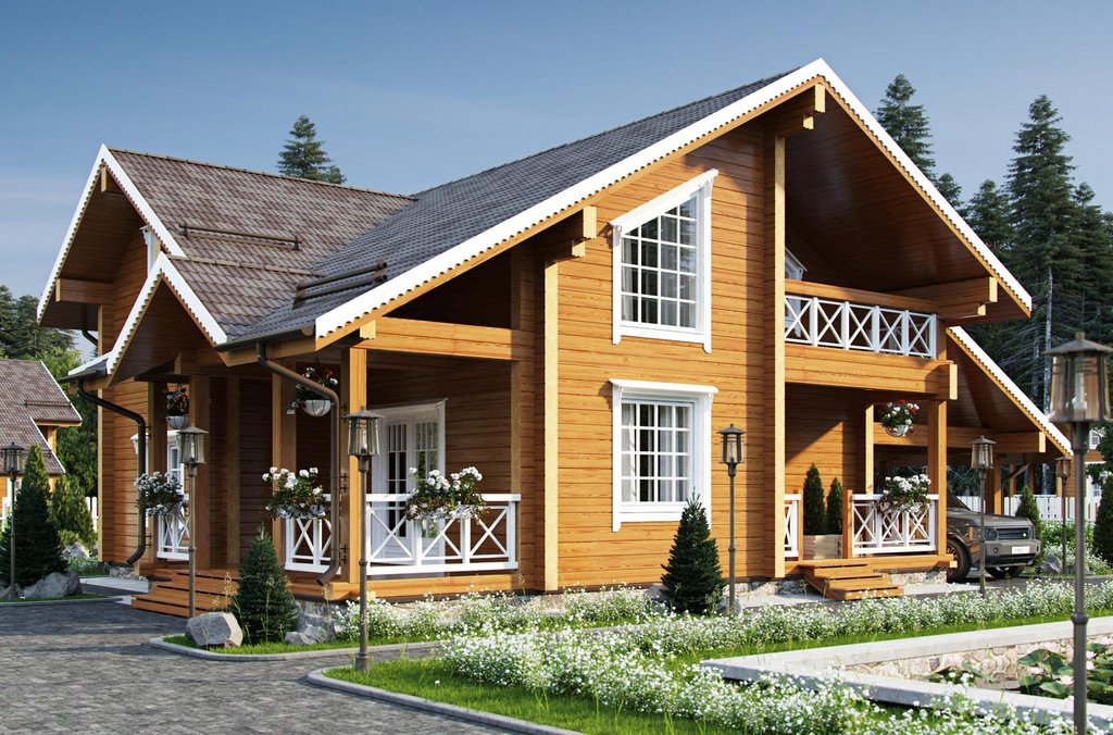 Строительство деревянных домов по индивидуальному проекту