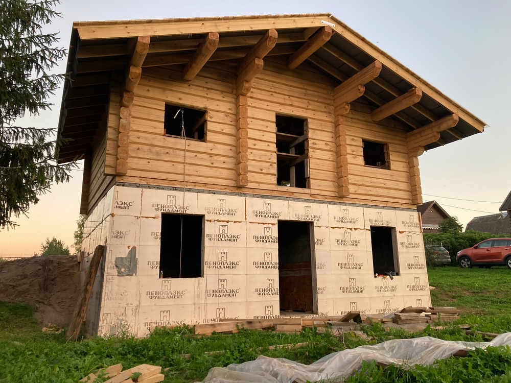 Деревянный дом из лафета