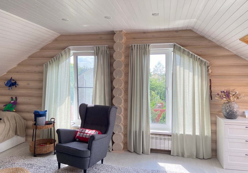 Внутренняя отделка стен, потолков в деревянном доме