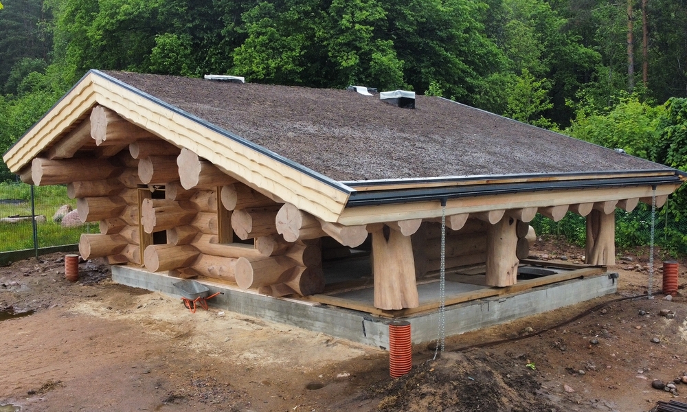 Изготовление и монтаж земляной кровли