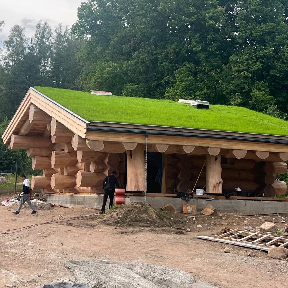 Крыша земляная