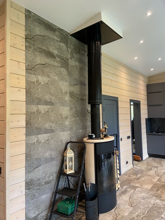 Отделка каркасника внутри