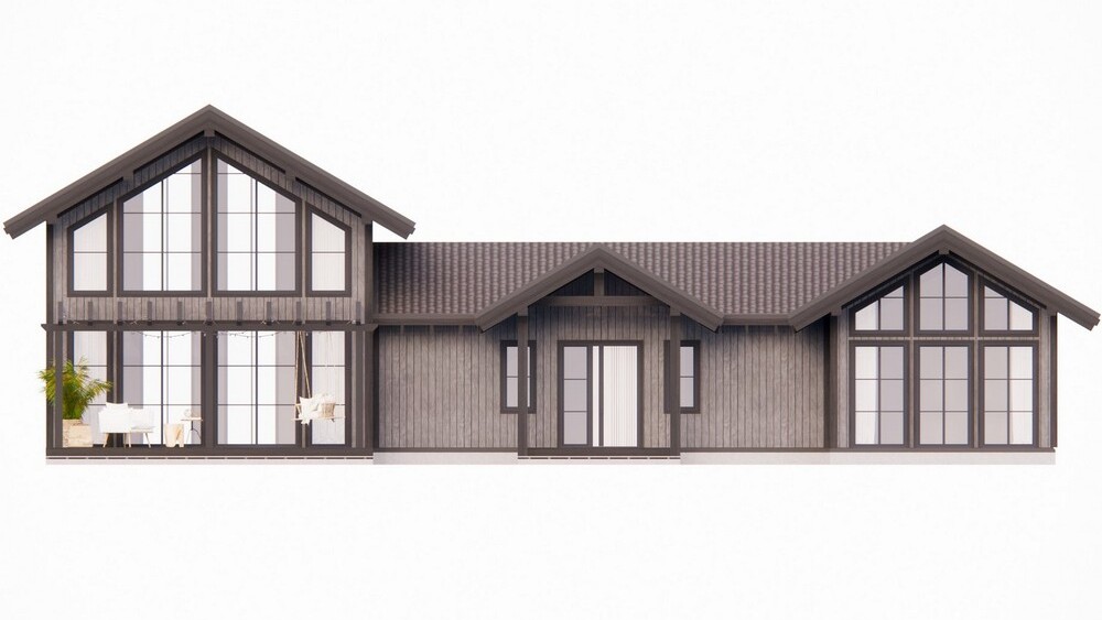 Индивидуальный проект каркасного дома: эскиз