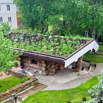Клумба на крыше? Почему бы и нет!