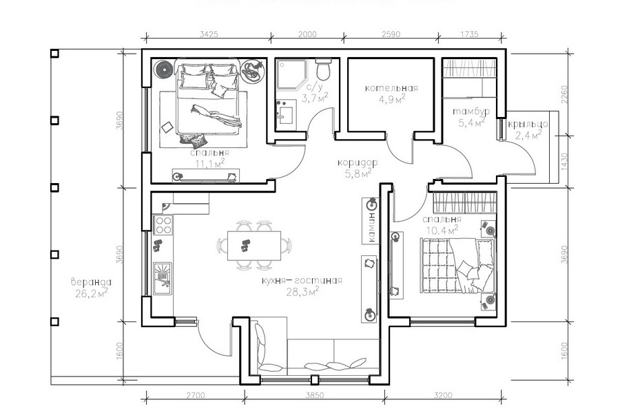 Проекты деревянных домов