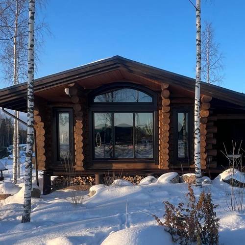 Навестили построенный дом несколько лет спустя