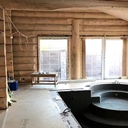 Строим сруб в Новгородской области